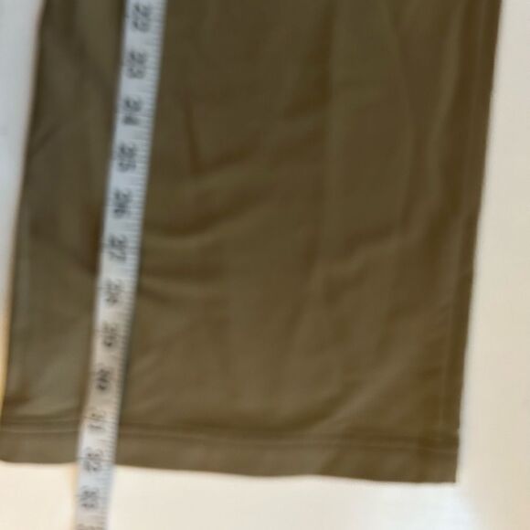 Athleta Tan Zipper Pocket Athletic Pants Size 10 - Picture 10 of 12